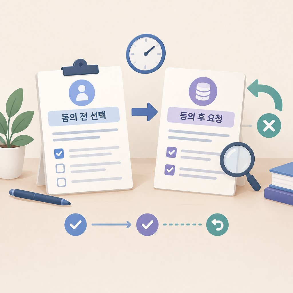 AI 생성 설명 이미지: 안산한의원 한음한방신경정신과한의원 안산점 | 개인정보 동의 거부와 철회, 요청 전 확인할 범위